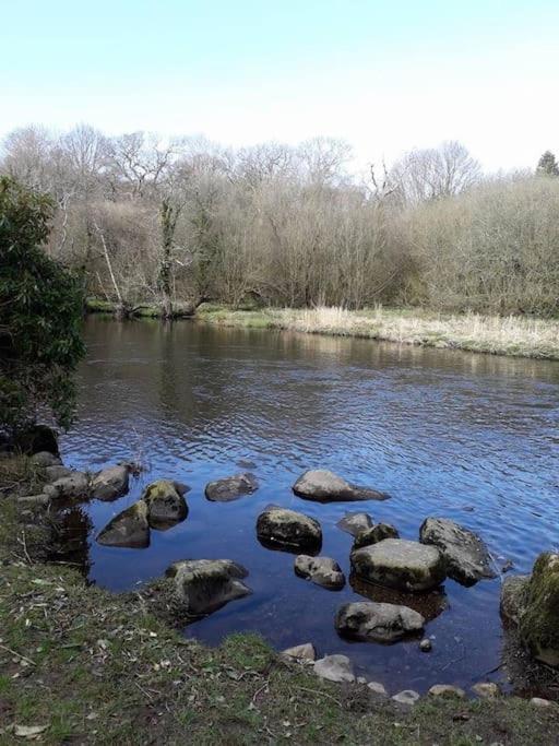 Stunning 3 Bed Riverside Cabin In Snowdonia Caeathro Kültér fotó