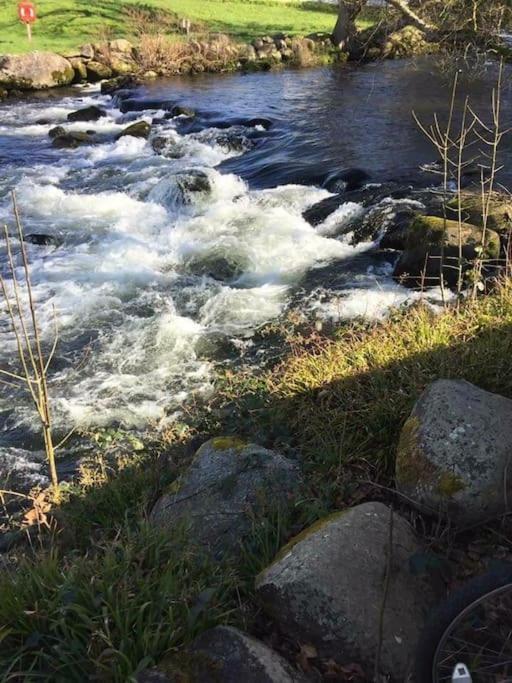 Stunning 3 Bed Riverside Cabin In Snowdonia Caeathro Kültér fotó