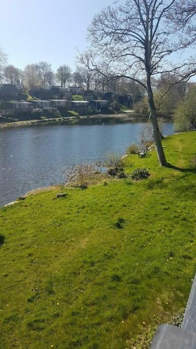 Stunning 3 Bed Riverside Cabin In Snowdonia Caeathro Kültér fotó
